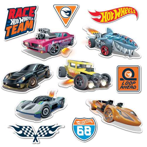 Hot Wheels Wall Cut outs